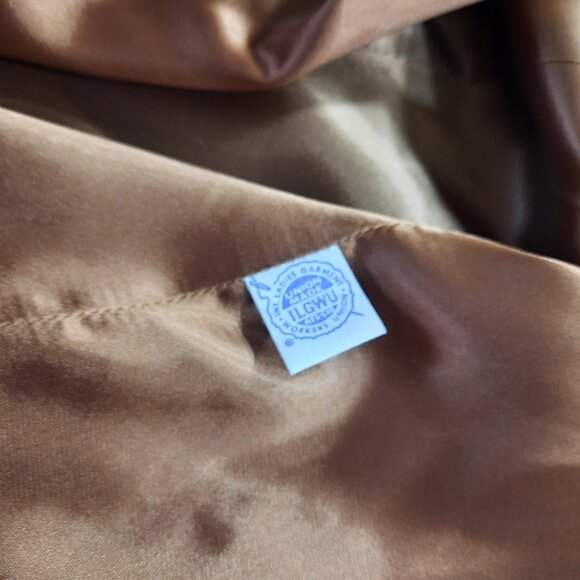 Vtg 50s wool long mauve coat - NWT - Picture 8 of 14